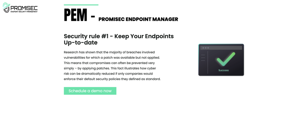 Promisec Endpoint Manager Screenshot 1