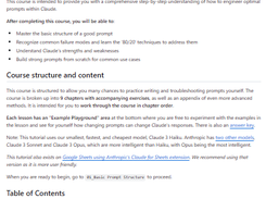 Prompt Engineering Interactive Tutorial Screenshot 1