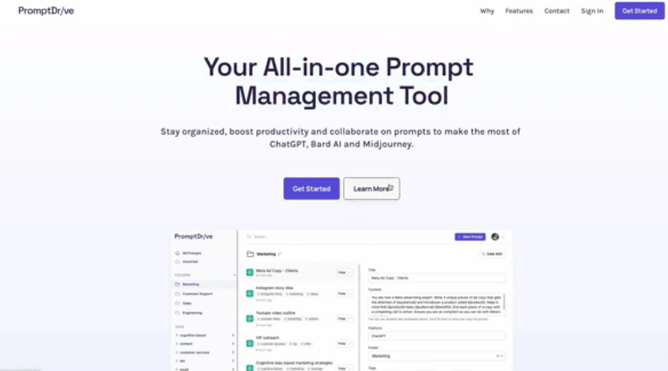 PromptDrive Screenshot 1