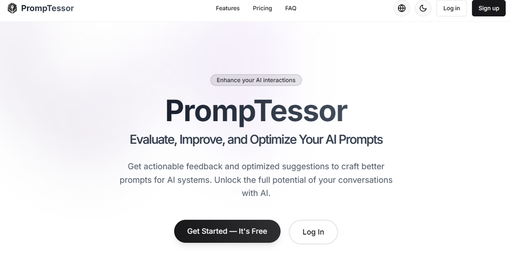 PrompTessor Screenshot 1