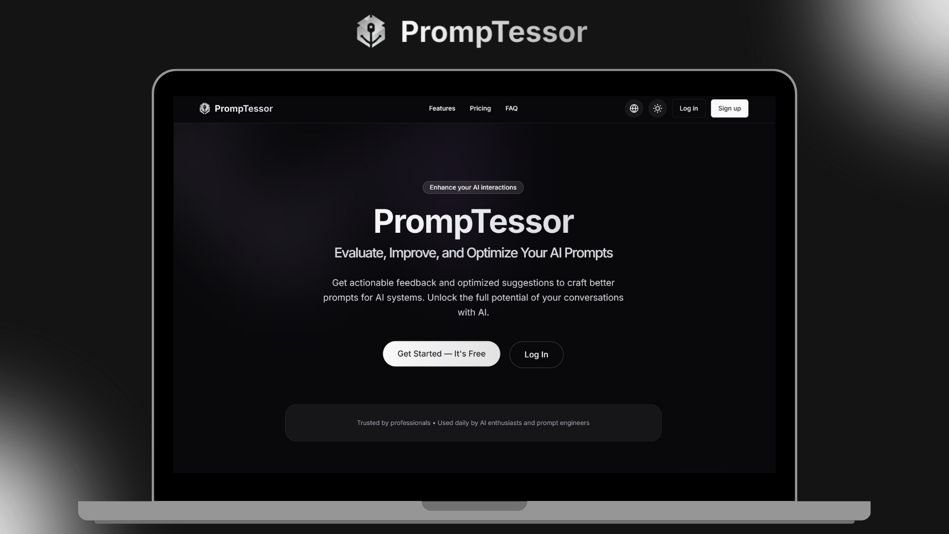 landing page