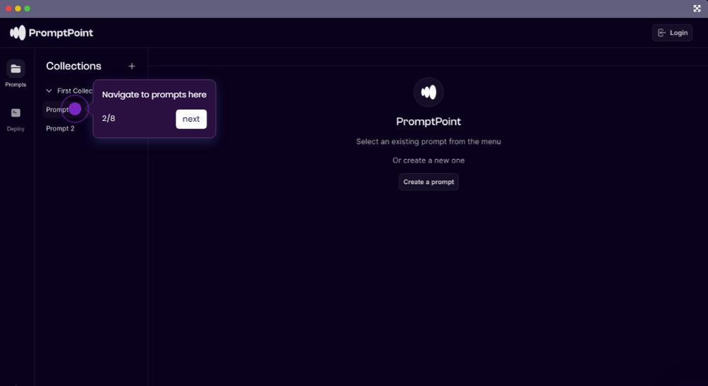 PromptPoint Screenshot 1