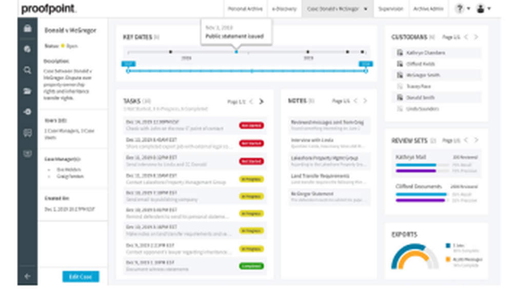 Proofpoint Enterprise Archive Screenshot 1