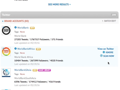 Proofpoint Social Discover Screenshot 1
