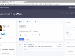 Propeller CRM-Notes
