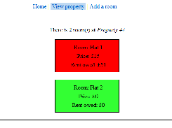 View Property page.