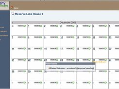 Reservations Calendar Page