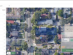 Parcel boundary display
