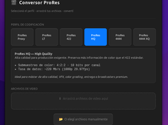 Prores4Linux Version 2