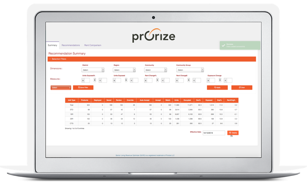 Prorize Pricing AI Platform Screenshot 1