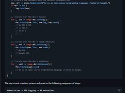 prose NLP Screenshot 1