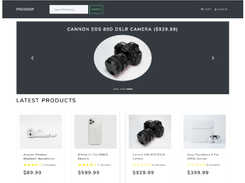 ProShop eCommerce Platform Screenshot 1