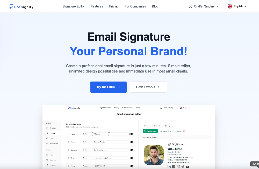 Home page