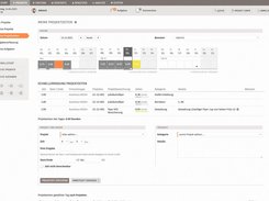 ProSonata project time tracking and 3-week-view