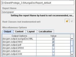 DocGen configuration interface