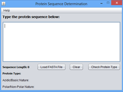 Protein Sequence Determination Screenshot 1