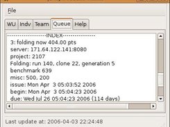 The Queue Data Page