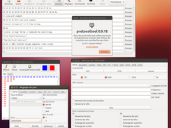 Protocol Tool with all windows opened