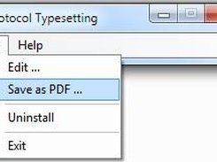 Protocol Typesetting Screenshot 1
