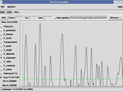 Simple perl/Tk GUI front-end: output