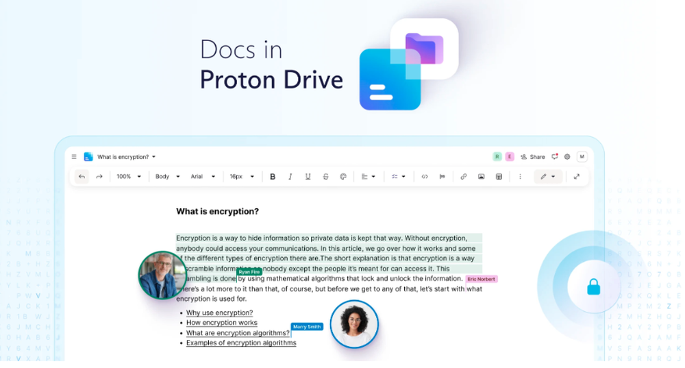 Proton Docs Screenshot 1