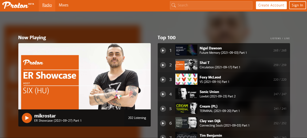 Proton Radio Screenshot 1