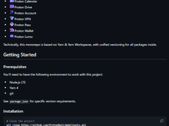 Proton Web Clients Screenshot 1