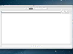 Query screen - no results