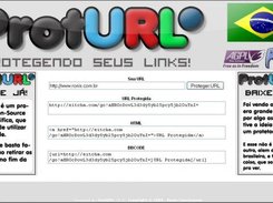 A URL é criptgrafada, assim protegendo mais ainda seu link.