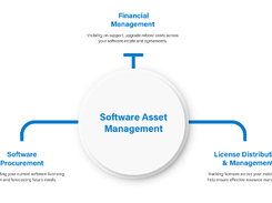 ServiceTeam ITAM Software Asset Management Diagram