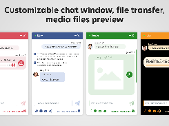 Chat window customizations