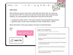 Forget the "spray-and-pray" method of newswires. Prowly lets you create eye-catching, visual press releases and directly email them to media contacts who are most likely to be interested in your story.