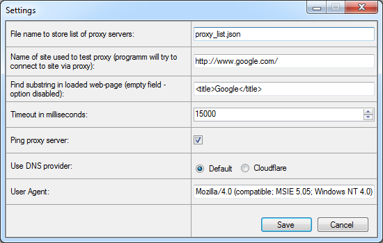 proxy checker download sourceforge net