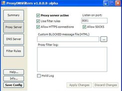 ProxyDNSFilters Screenshot 2