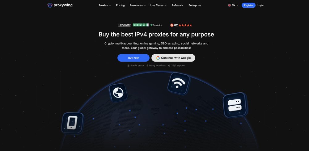 ProxyWing Screenshot 1