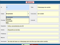 Vista datos Swing