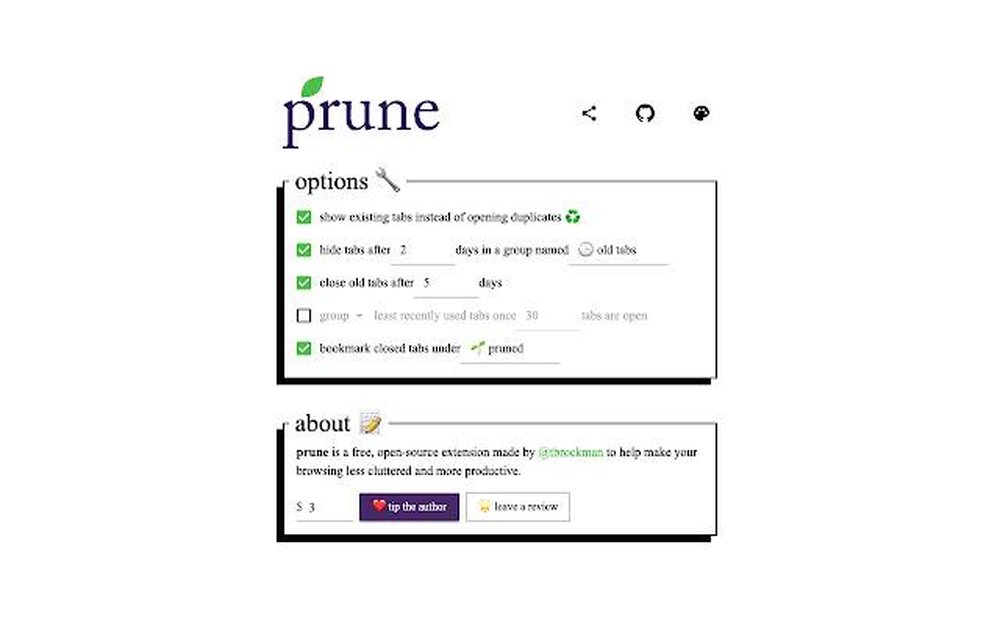 prune Screenshot 1