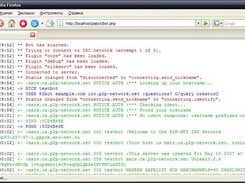 Log output to browser