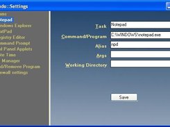 Pseudo configuration dialog box