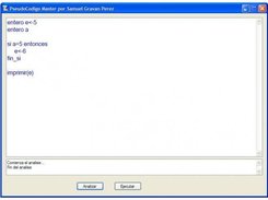Compilador de PseudoCódigo Screenshot 1