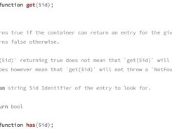 PSR-11 Container interface Screenshot 2