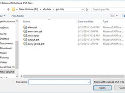 Perfect Data PST Recovery Software Screenshot 1