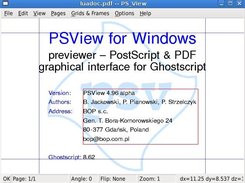 PS_View about document with example measuring and zooming