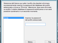 Elimina profili