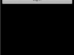 Login screen