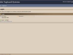 The Admin Panel. The Admin Panel is incomplete.