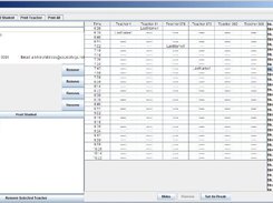 This screen is where appointments are made