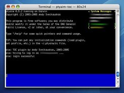 ptyaim running on Mac OS X