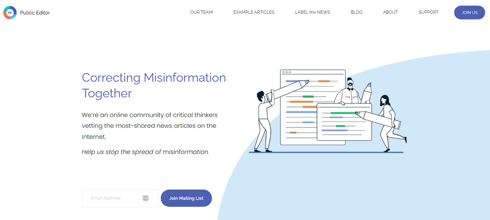 Public Editor Screenshot 1