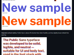 Public Sans Screenshot 1